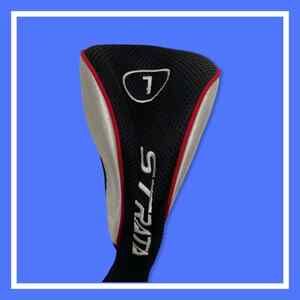 TOP FLITE STRATA DRIVER 1 HEADCOVER Silver Black Red Head Cover